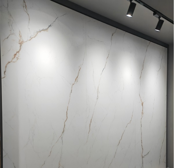 Tianshan White Artificial Sintered Stone Slabs thumbnail 2