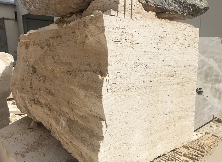 Beige Travertine Blocks  For Flooring  or Wall thumbnail 4