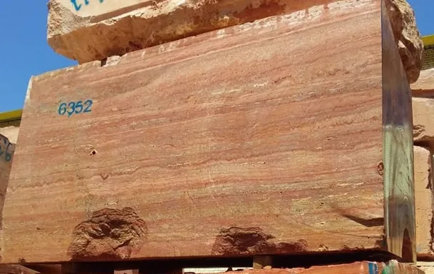 Red Travertine Blocks for Flooring and Wall thumbnail 4