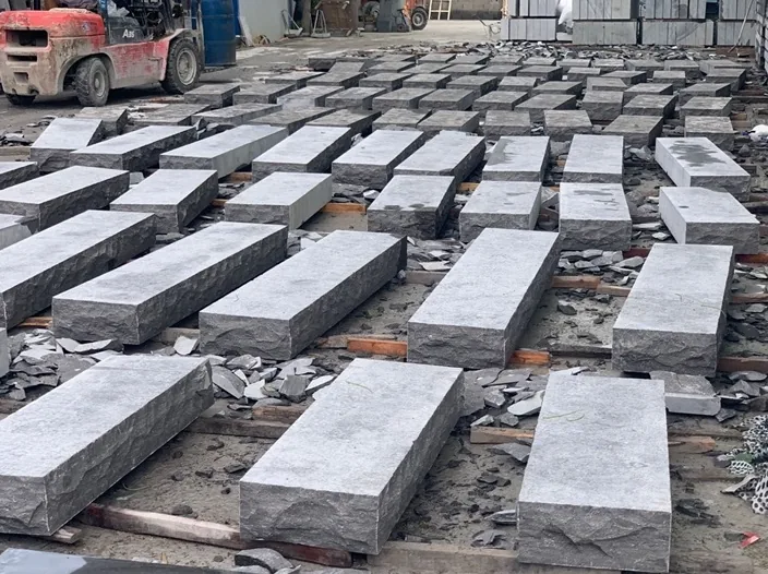 Grey Limestone Blocks for Flooring or Wall thumbnail 2