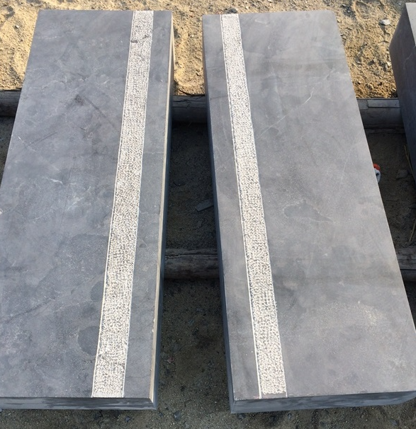 China Blue Limestone Blocks Steps, Bluestone Treads thumbnail 3