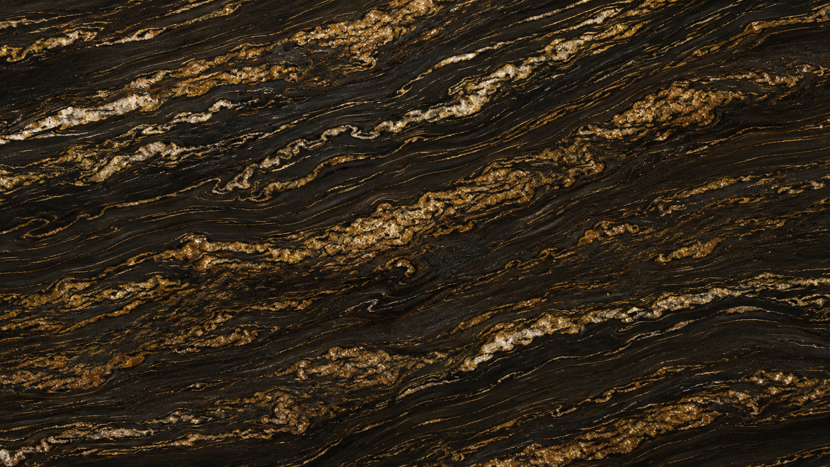 Black Color Golden Silk Marble Slabs thumbnail 3