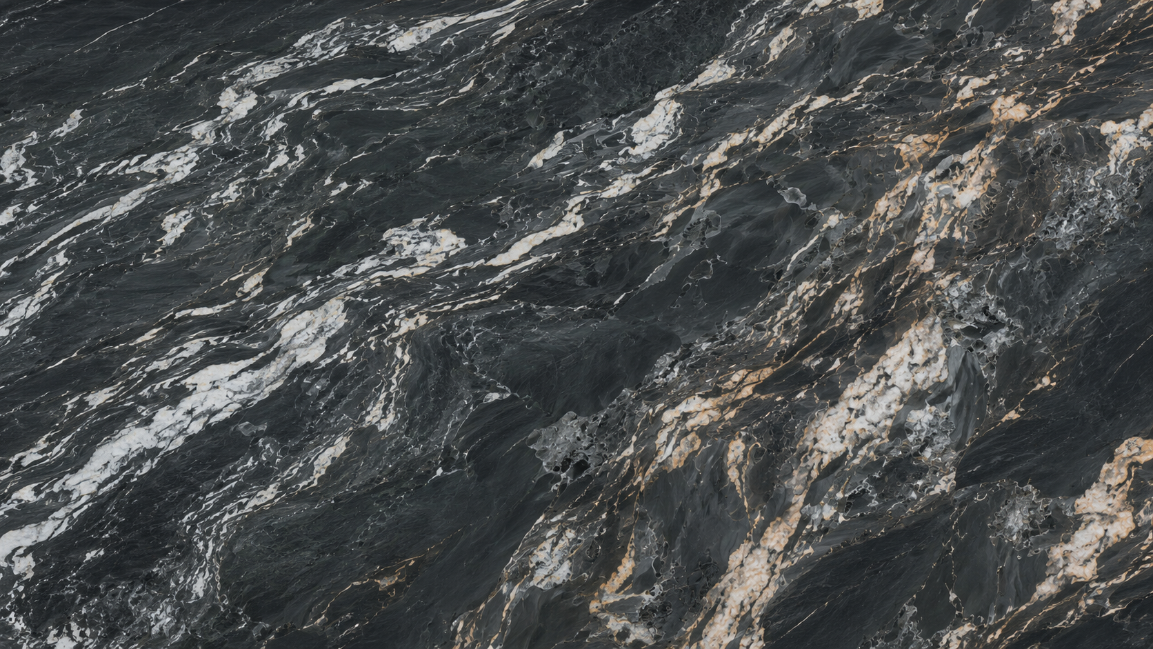 Suriname Black Color Marble Slabs thumbnail 4