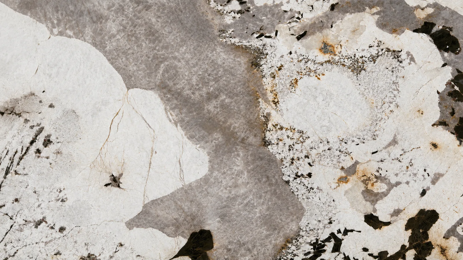 Pandora White Quartzite Luxury Slabs For Dining Tops thumbnail 4