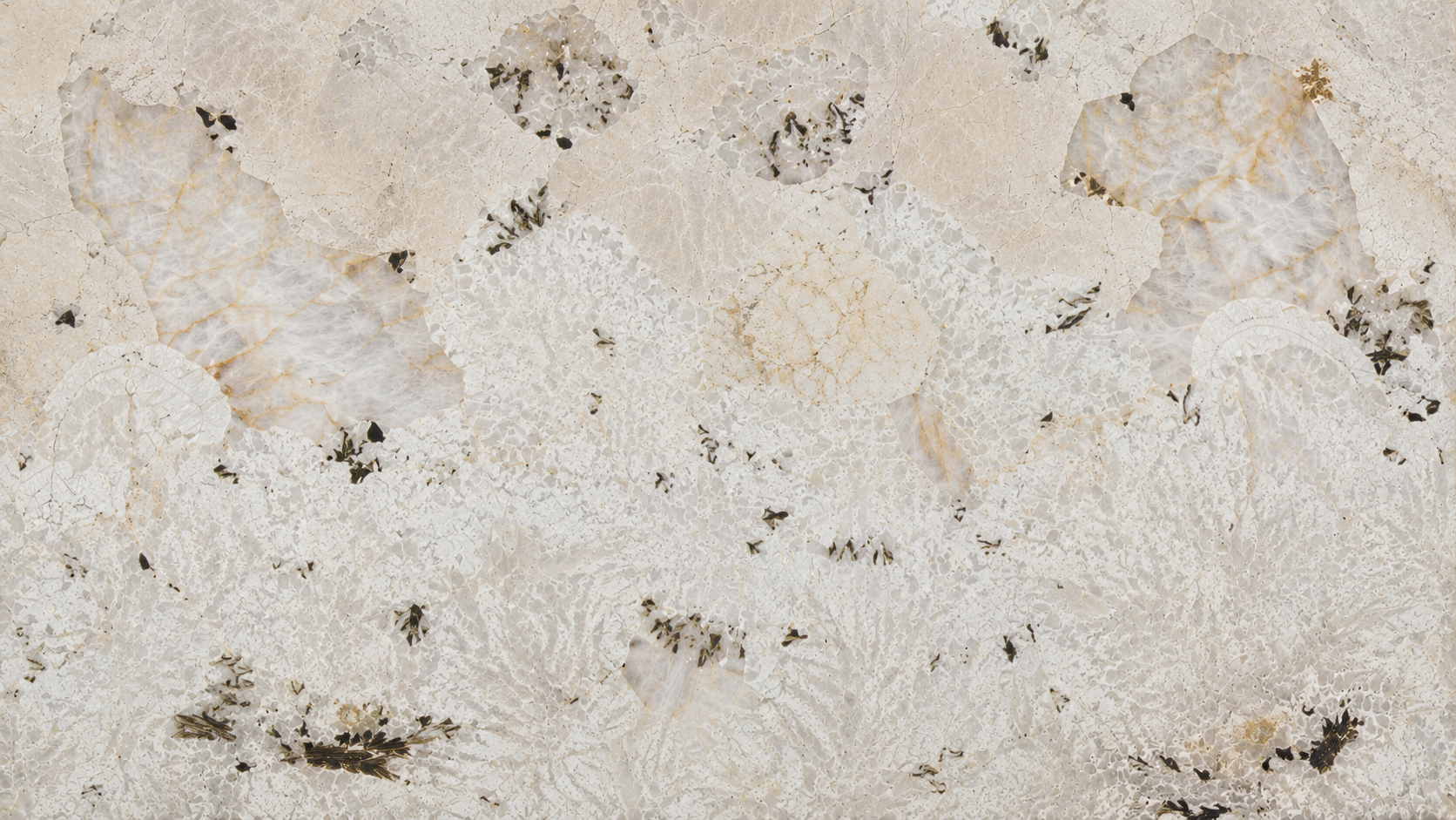 Peacock Opening White Quartzite Luxury Slabs thumbnail 4
