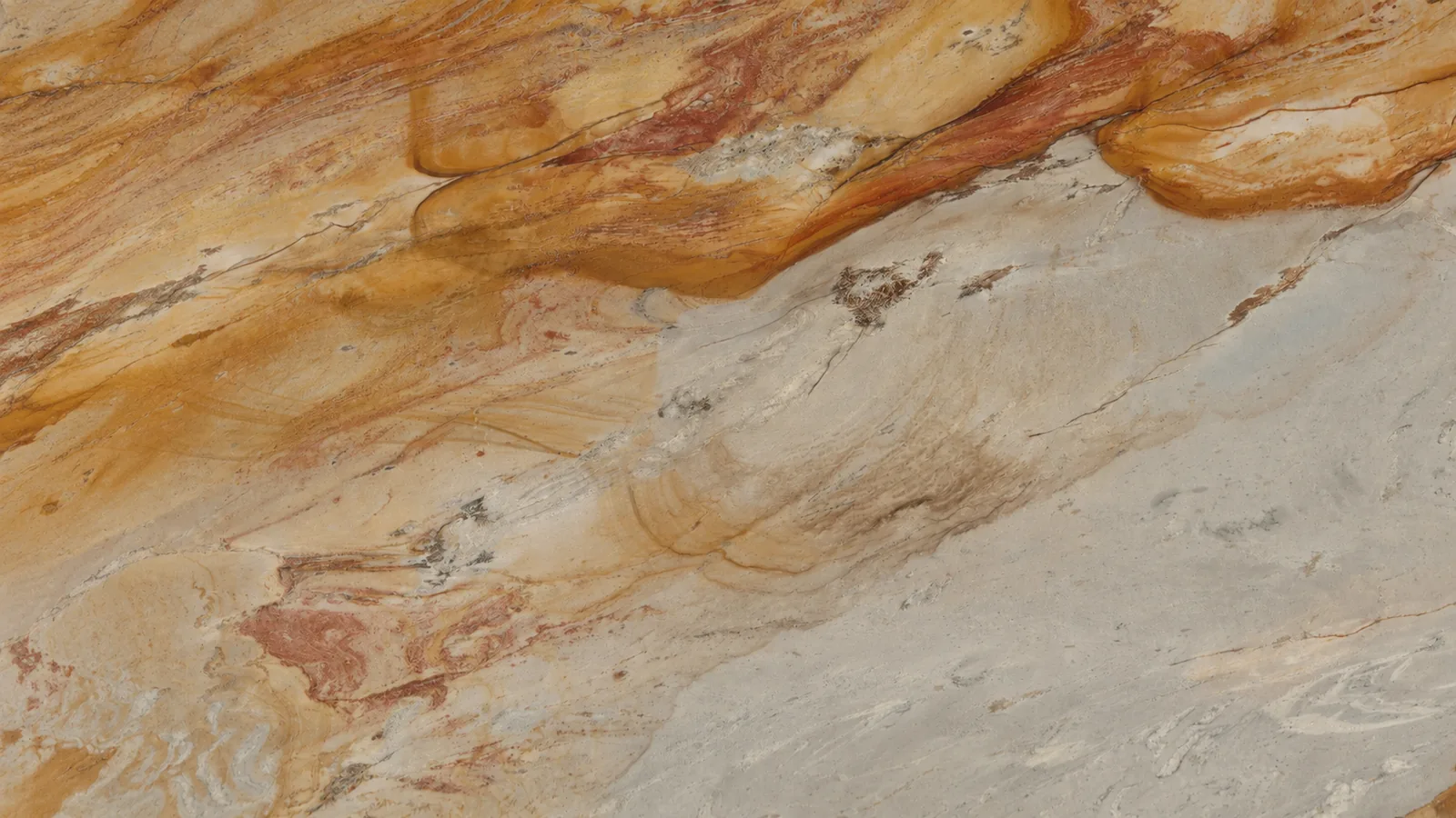 Dunhuang Murals Multicolor Quartzite Luxury Slabs For Interior Feature Walls thumbnail 3