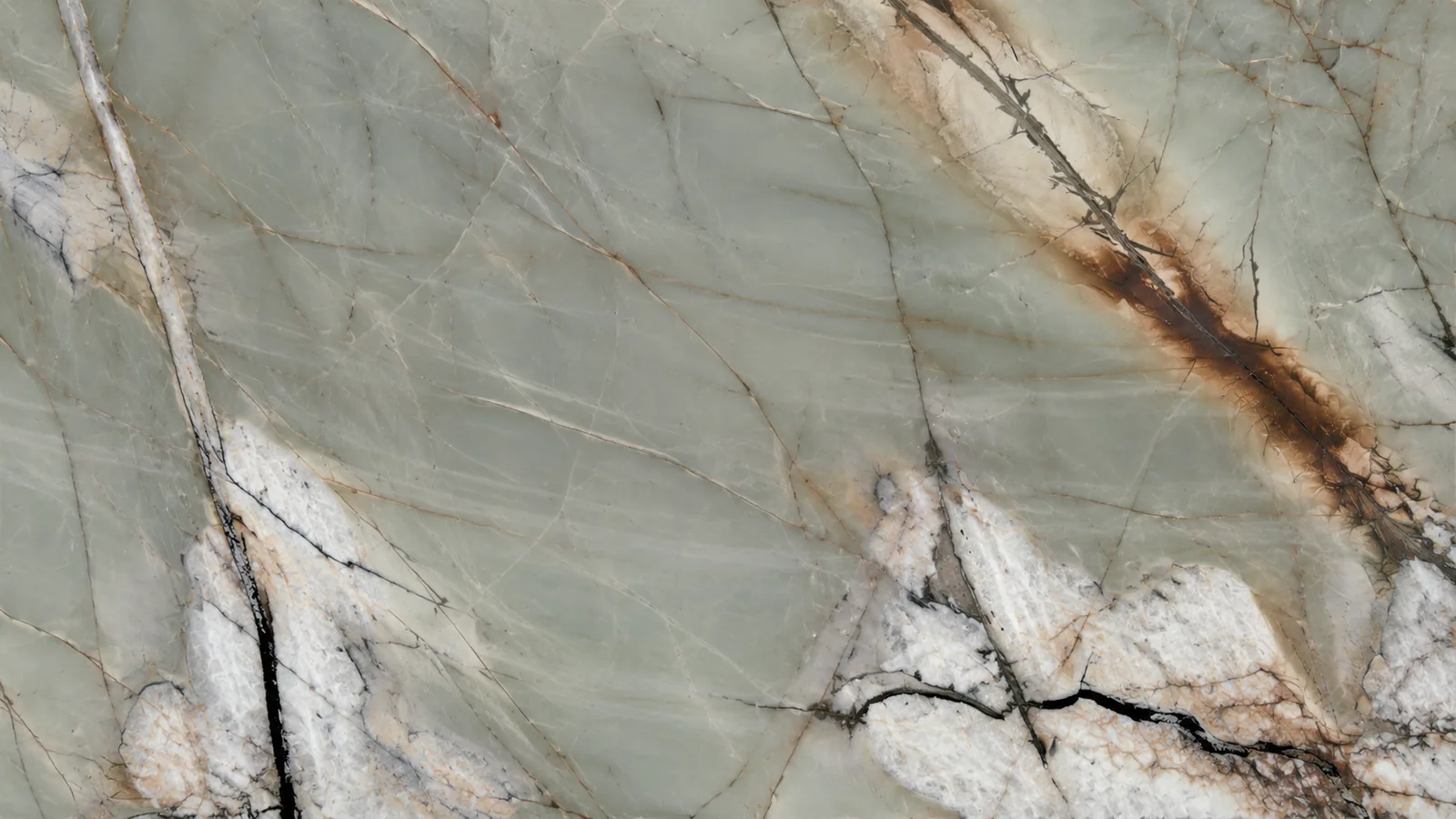 Tiffany Green Quartzite Luxury Slabs For Dining Tops thumbnail 2