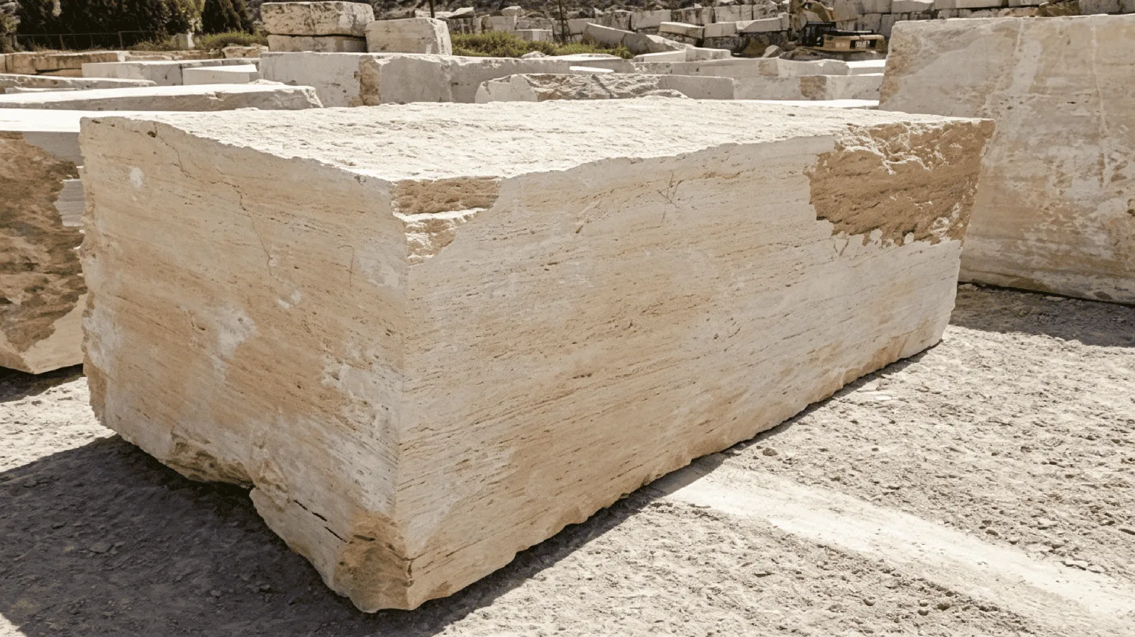 Beige Denizli Travertine Blocks For Floor and Wall thumbnail 4