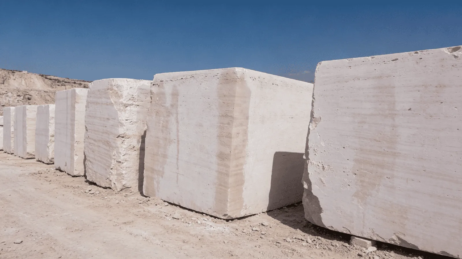 Denizli Classic Beige Travertine Blocks For Hotel facade thumbnail 2