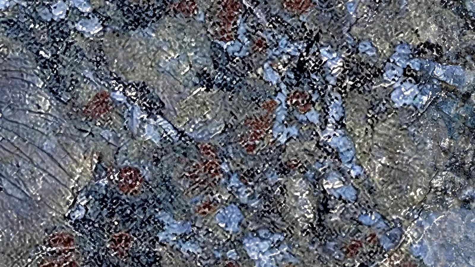 Blue Butterfly Granite Tiles for Floor and Wall thumbnail 3