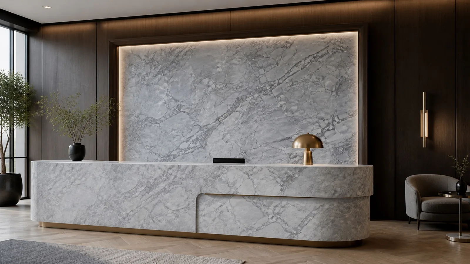LX9094 Glacier Gray Ice Breccia Engineered Quartz Stone Slab thumbnail 5