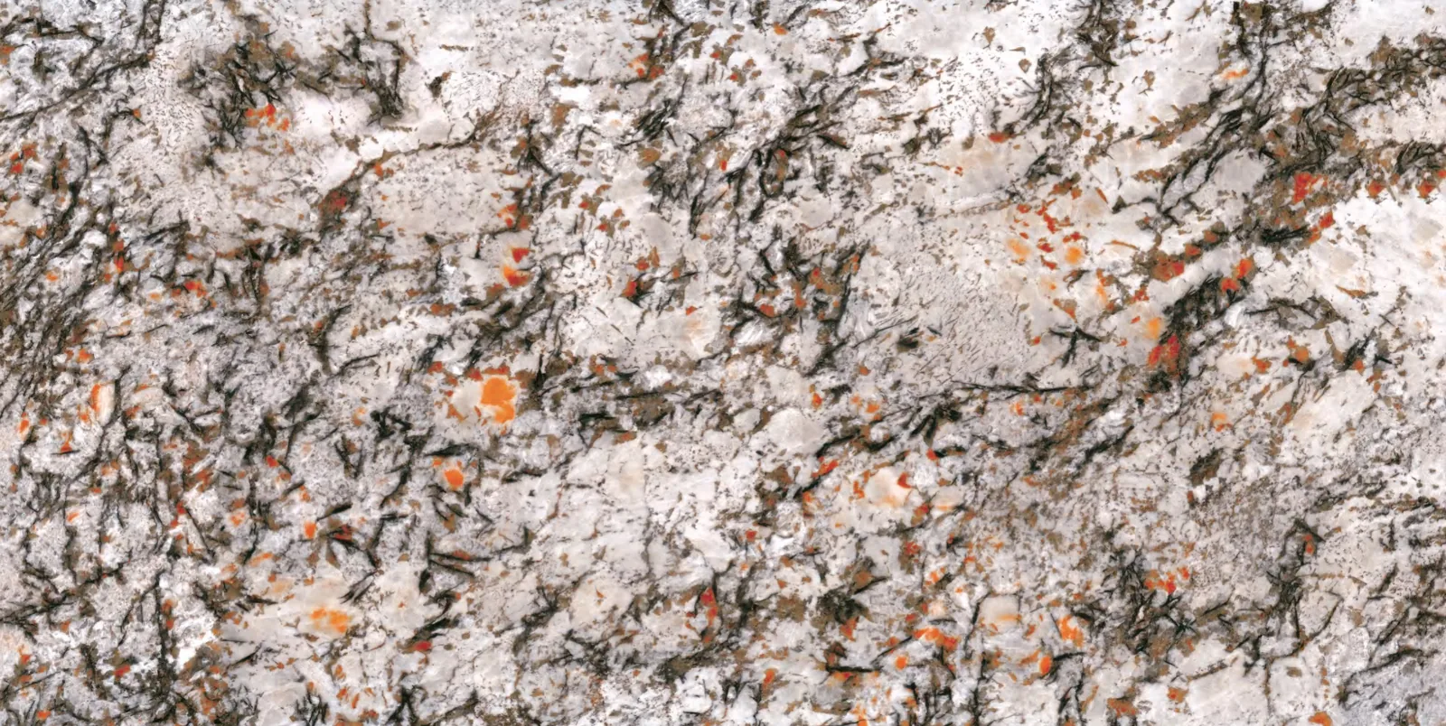 LX9091 Ivory White Charcoal Amber Breccia Engineered Quartz Stone Slab