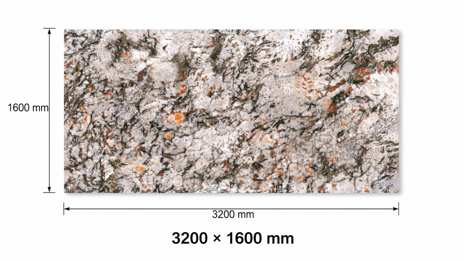 LX9091 Ivory White Charcoal Amber Breccia Engineered Quartz Stone Slab thumbnail 3