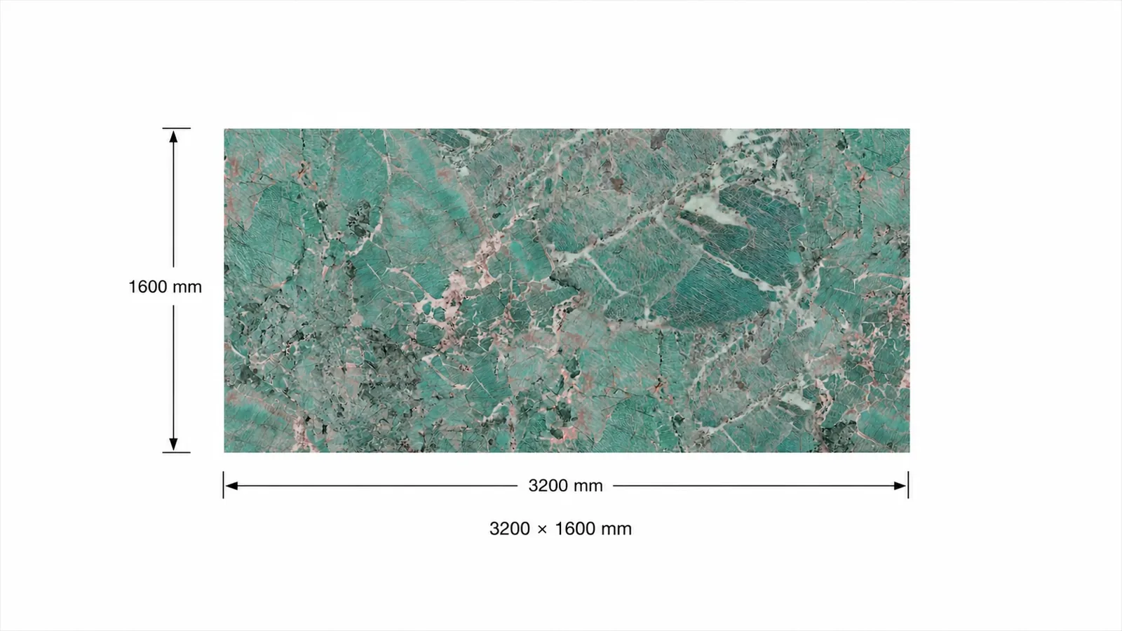LX9031 Turquoise Green Rose Breccia Engineered Quartz Stone Slab thumbnail 3