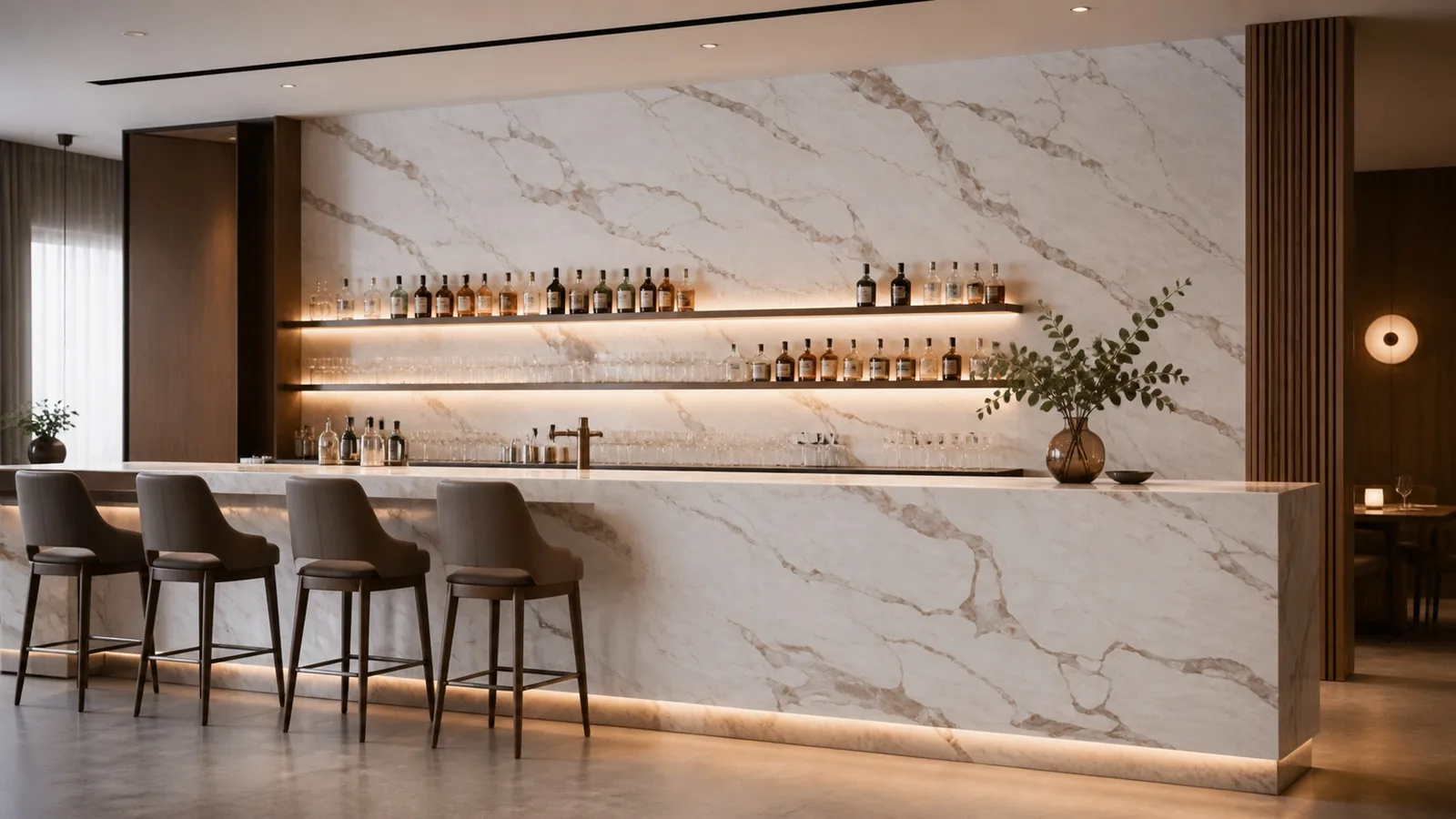 LX7709 Ivory White Taupe Breccia Engineered Quartz Stone Slab thumbnail 5