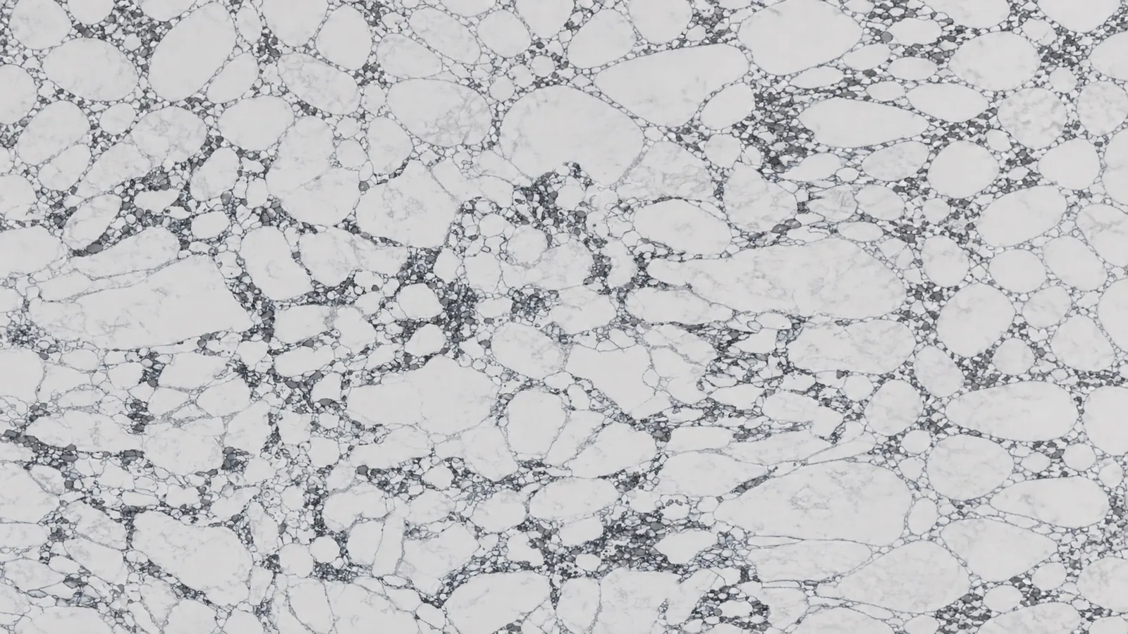LX7702 White Gray Breccia Engineered Quartz Stone Slab thumbnail 2