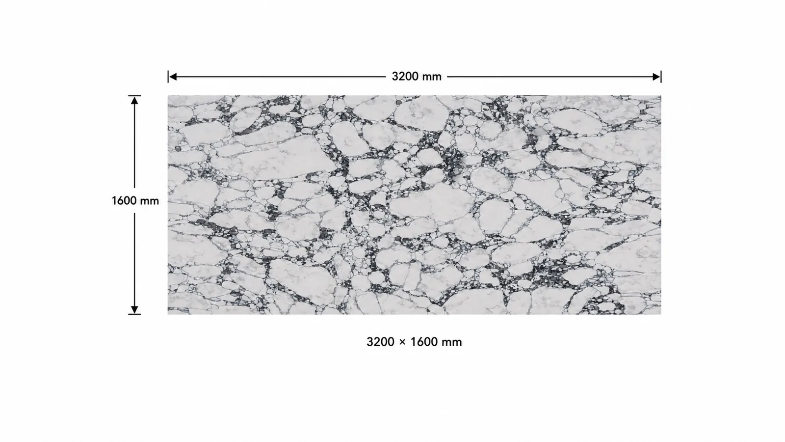 LX7702 White Gray Breccia Engineered Quartz Stone Slab thumbnail 3