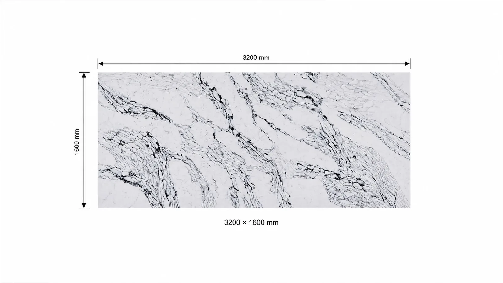 LX7704 Snow White Black Linear Vein Engineered Quartz Stone Slab thumbnail 3