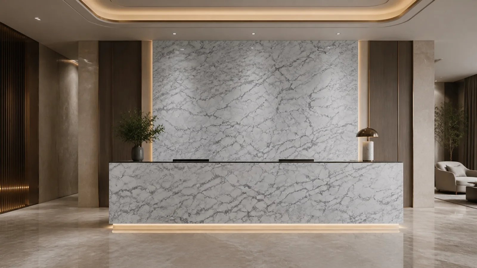 LX7705 Silver White Gray Crackle Vein Engineered Quartz Stone Slab thumbnail 5