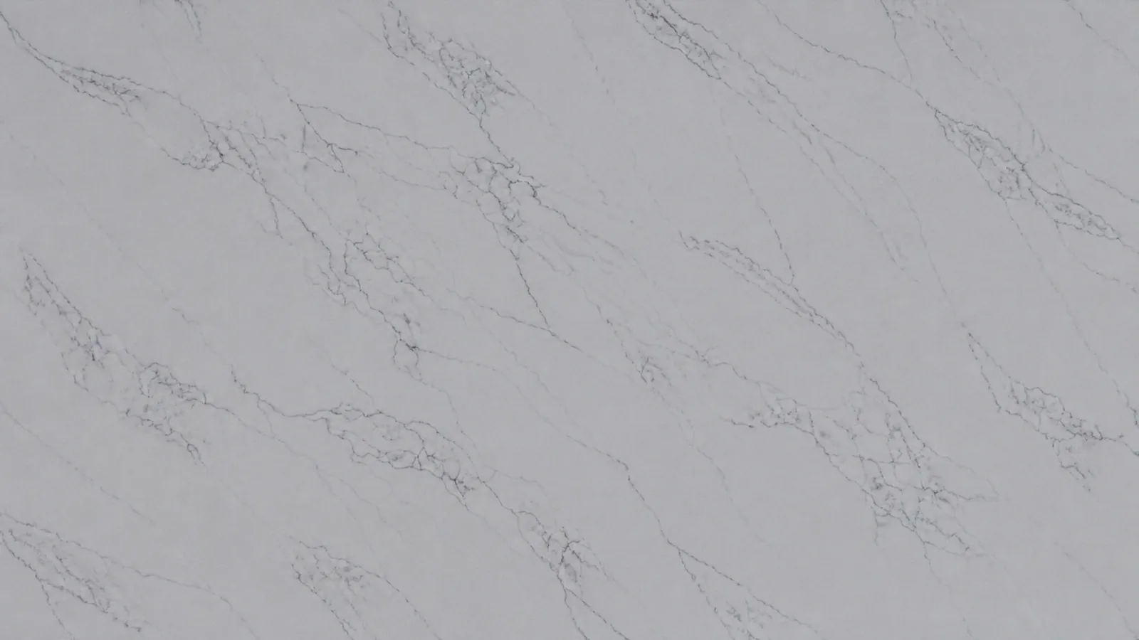 LX7136 Soft White Fine Web Vein Engineered Quartz Stone Slab thumbnail 2