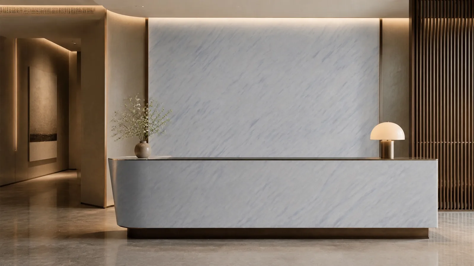 LX7185 Blue White Diagonal Flow Vein Engineered Quartz Stone Slab thumbnail 5