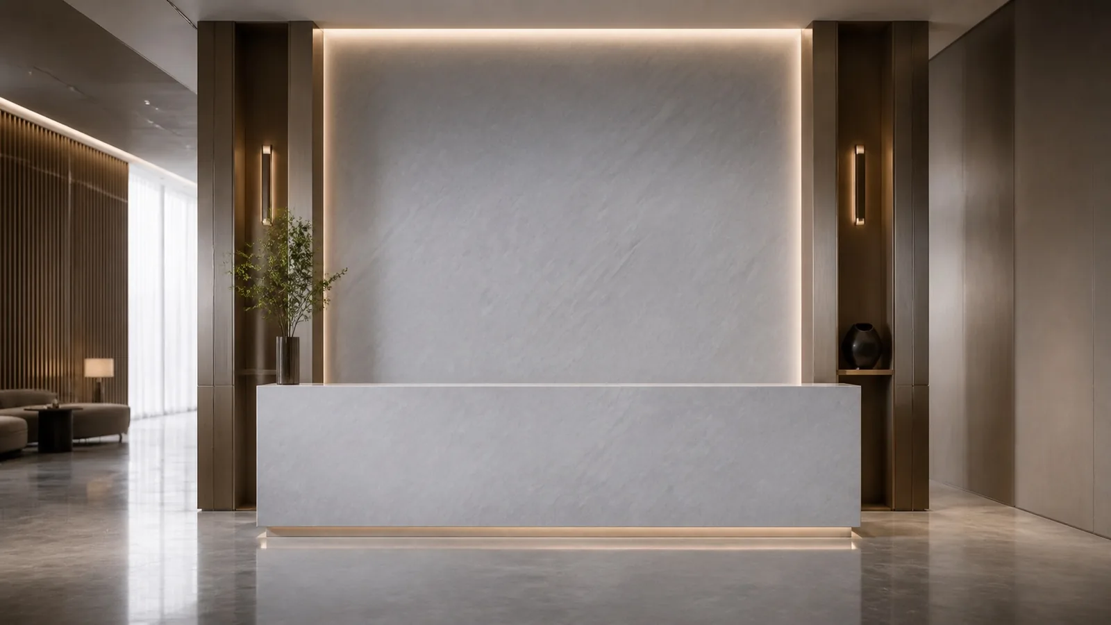 LX7134 Light Gray Diagonal Brush Vein Engineered Quartz Stone Slab thumbnail 5