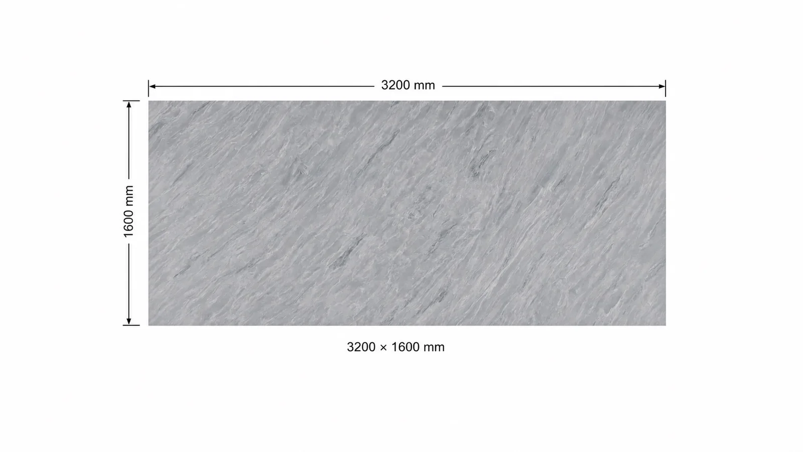 LX7133 Silver Gray Diagonal Brush Vein Engineered Quartz Stone Slab thumbnail 3
