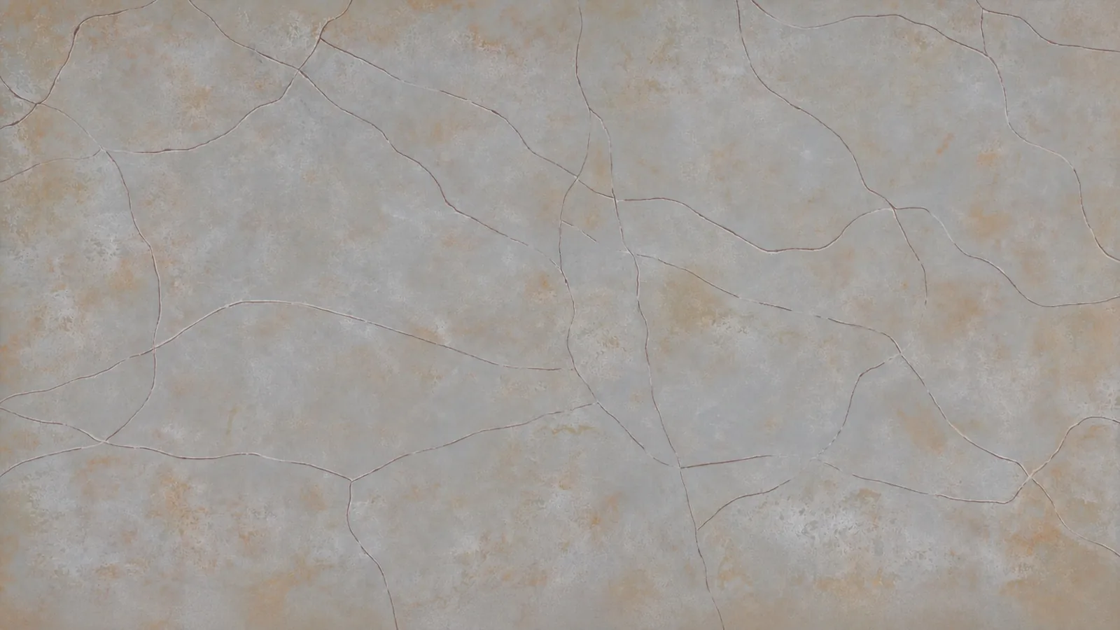 LX7180 Warm Beige Copper Crackle Vein Engineered Quartz Stone Slab thumbnail 2