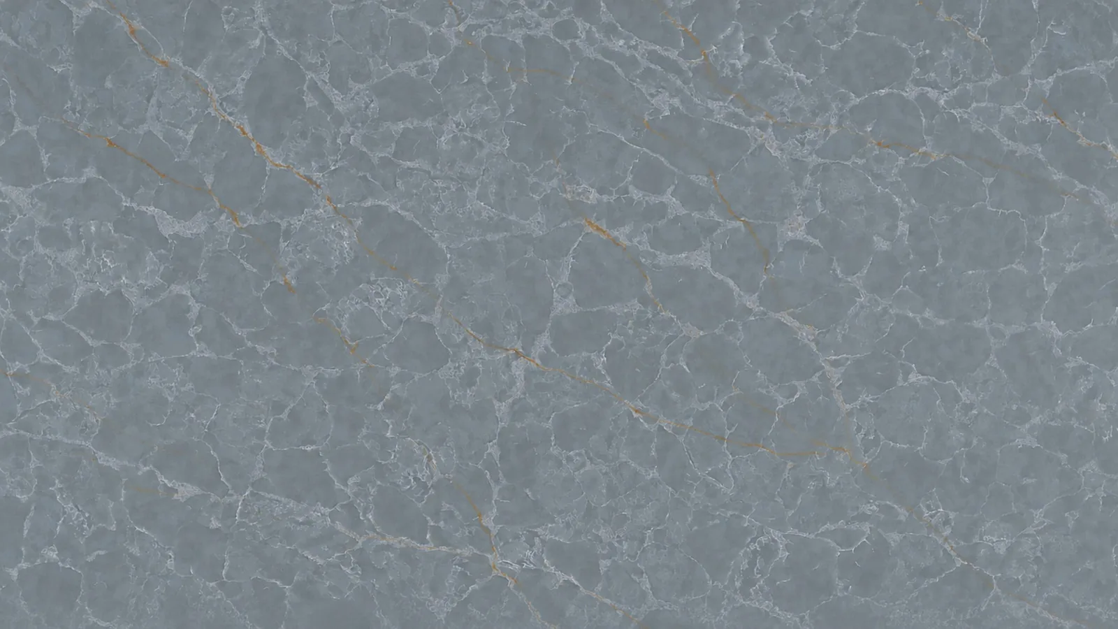 LX7188 Blue Gray Ice Crackle Vein Engineered Quartz Stone Slab thumbnail 2