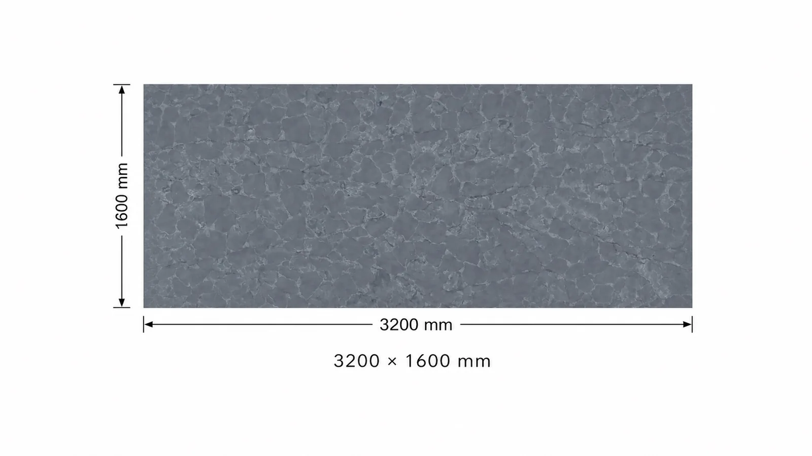 LX7190 Slate Gray Ice Crackle Vein Engineered Quartz Stone Slab thumbnail 3