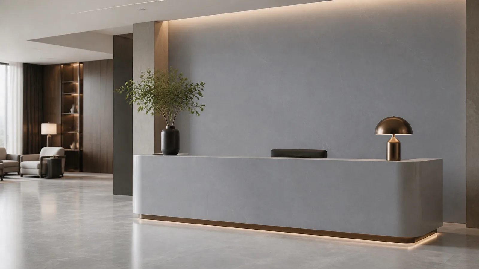 LX7151 Dove Gray Subtle Cloud Vein Engineered Quartz Stone Slab thumbnail 5