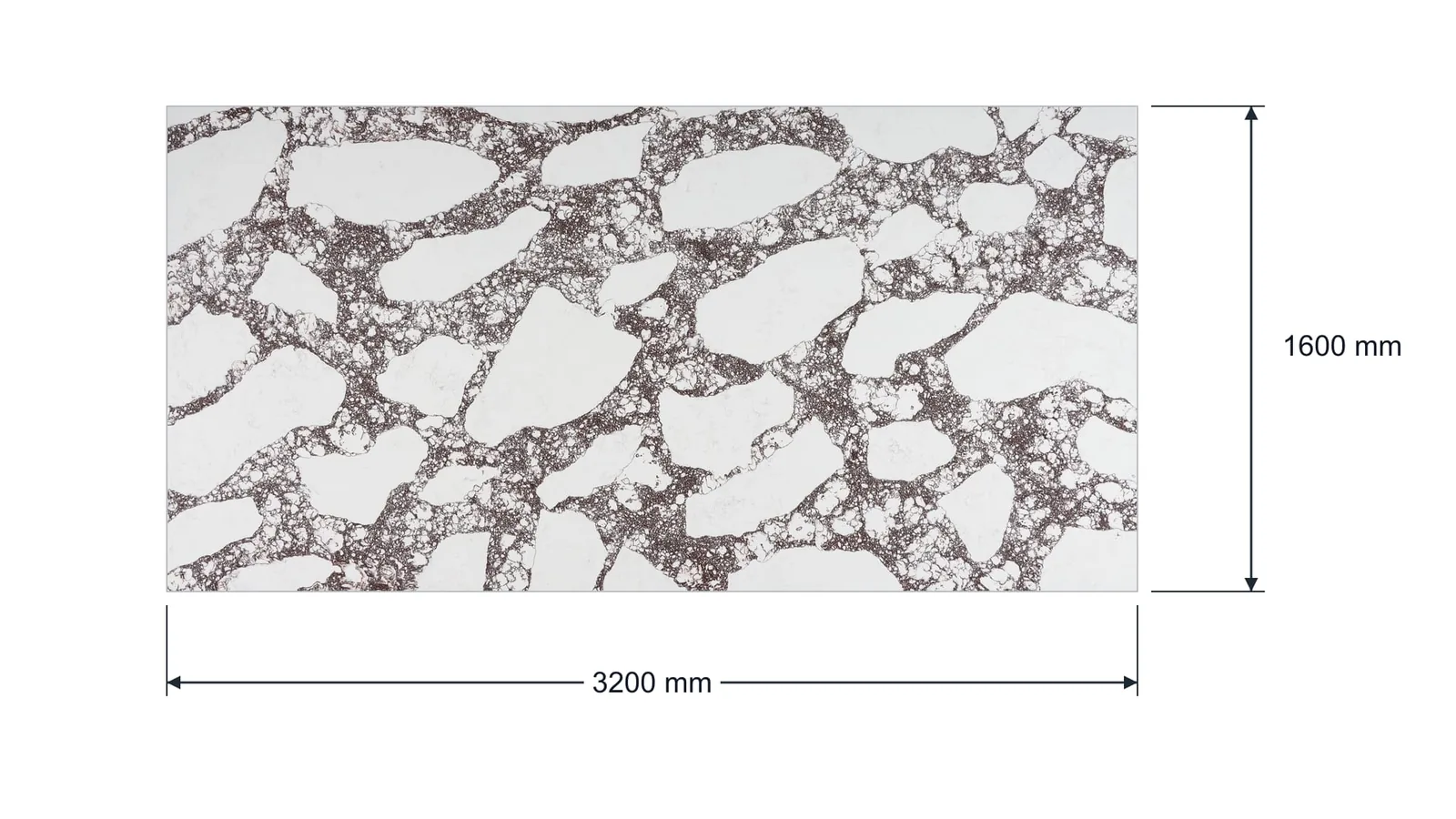 Ivory White Cocoa Breccia Engineered Quartz Stone Slab for Luxury Interiors thumbnail 2