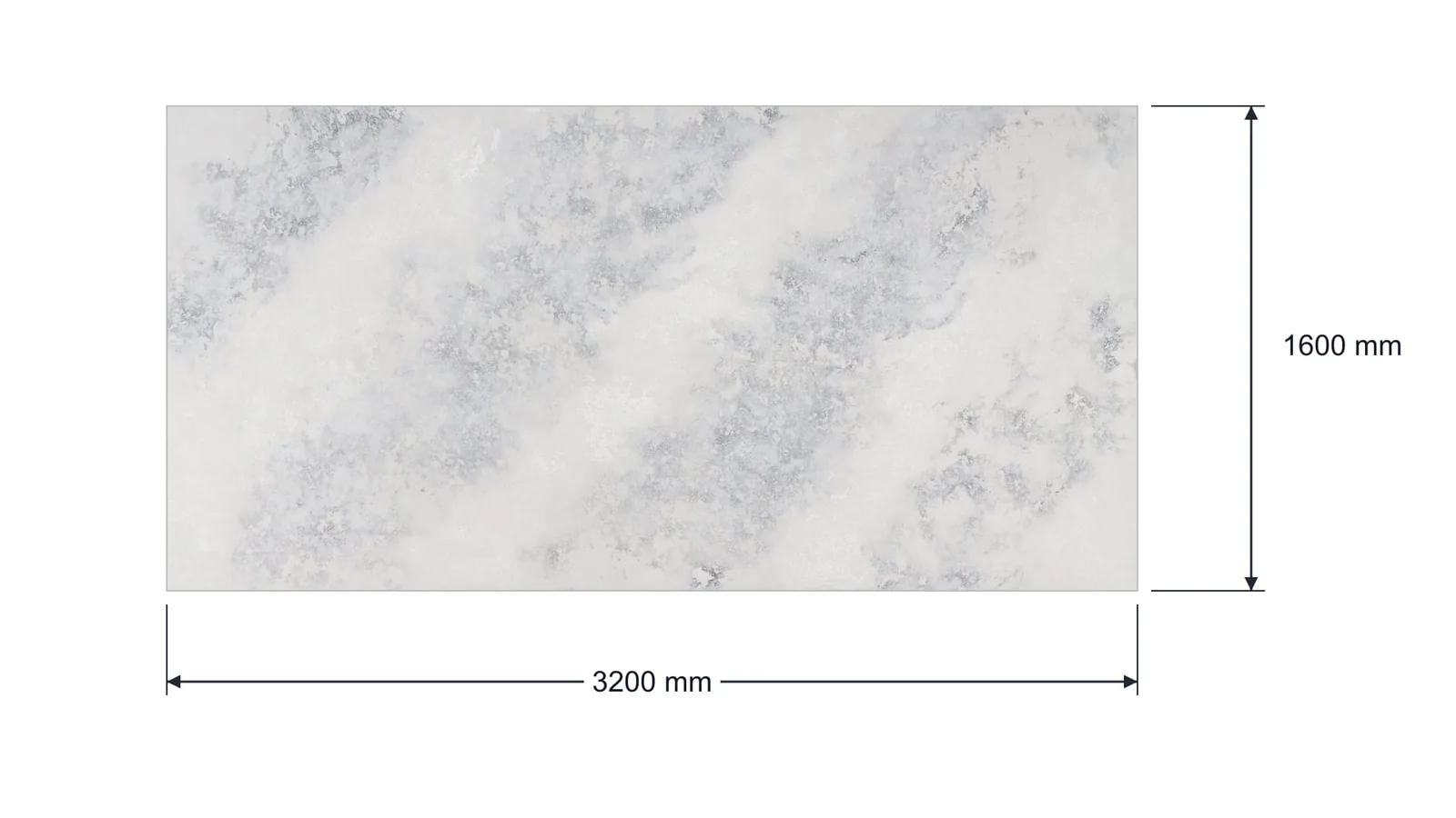 Frost White Cloudy Mist Engineered Quartz Stone Slab for Kitchen and Interior Design thumbnail 2