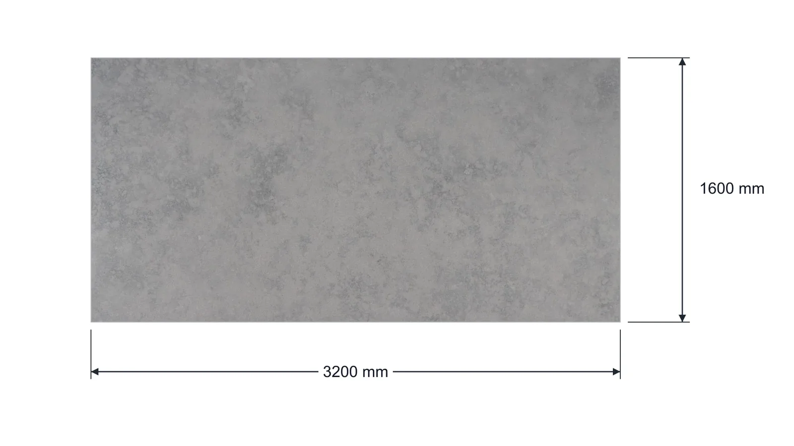 Ash Gray Mottled Cloud Engineered Quartz Stone Slab for Kitchen and Interior Design thumbnail 2