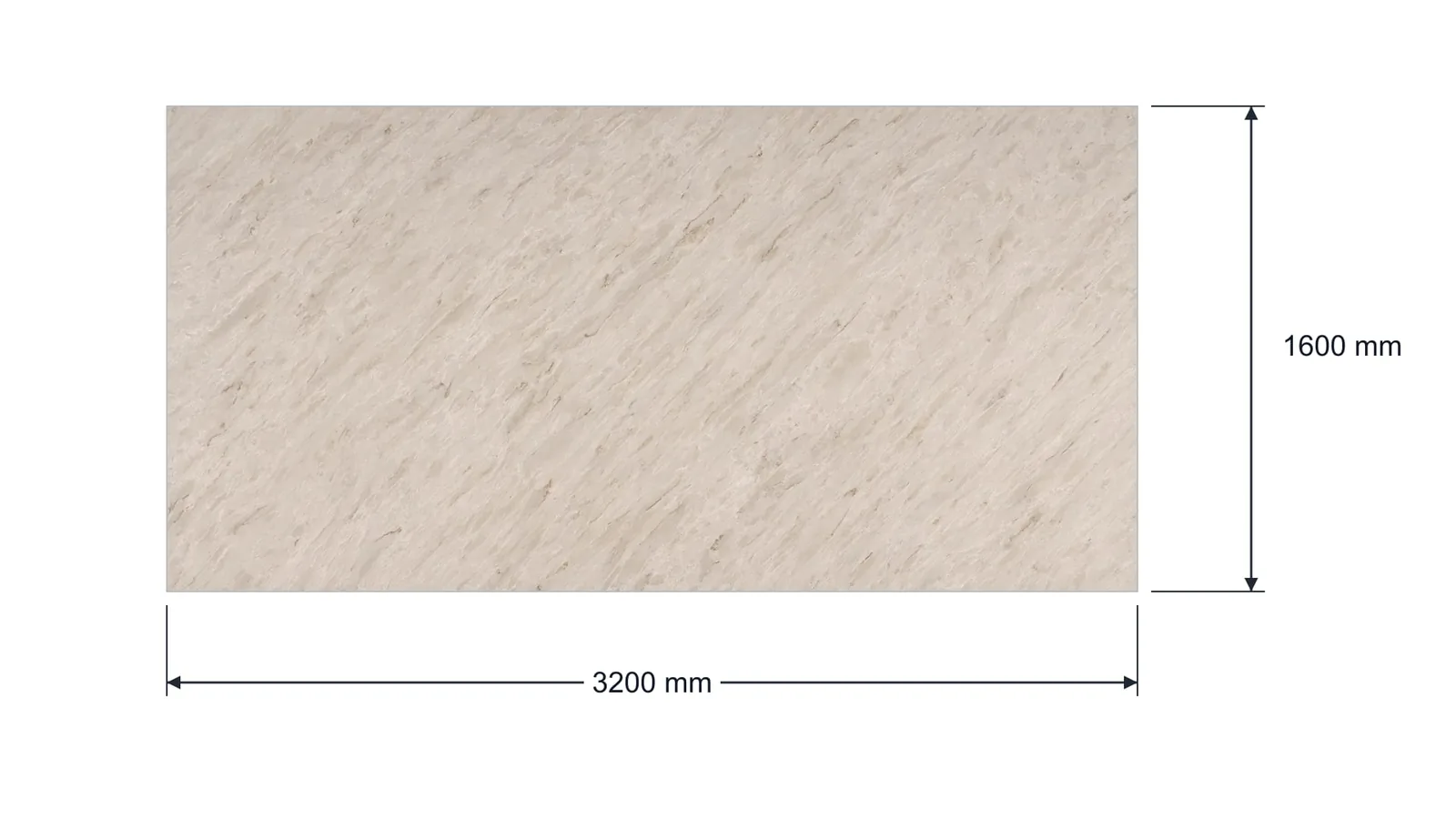 Warm Beige Feathered Brush Engineered Quartz Stone Slab for Kitchen and Interior Design thumbnail 2