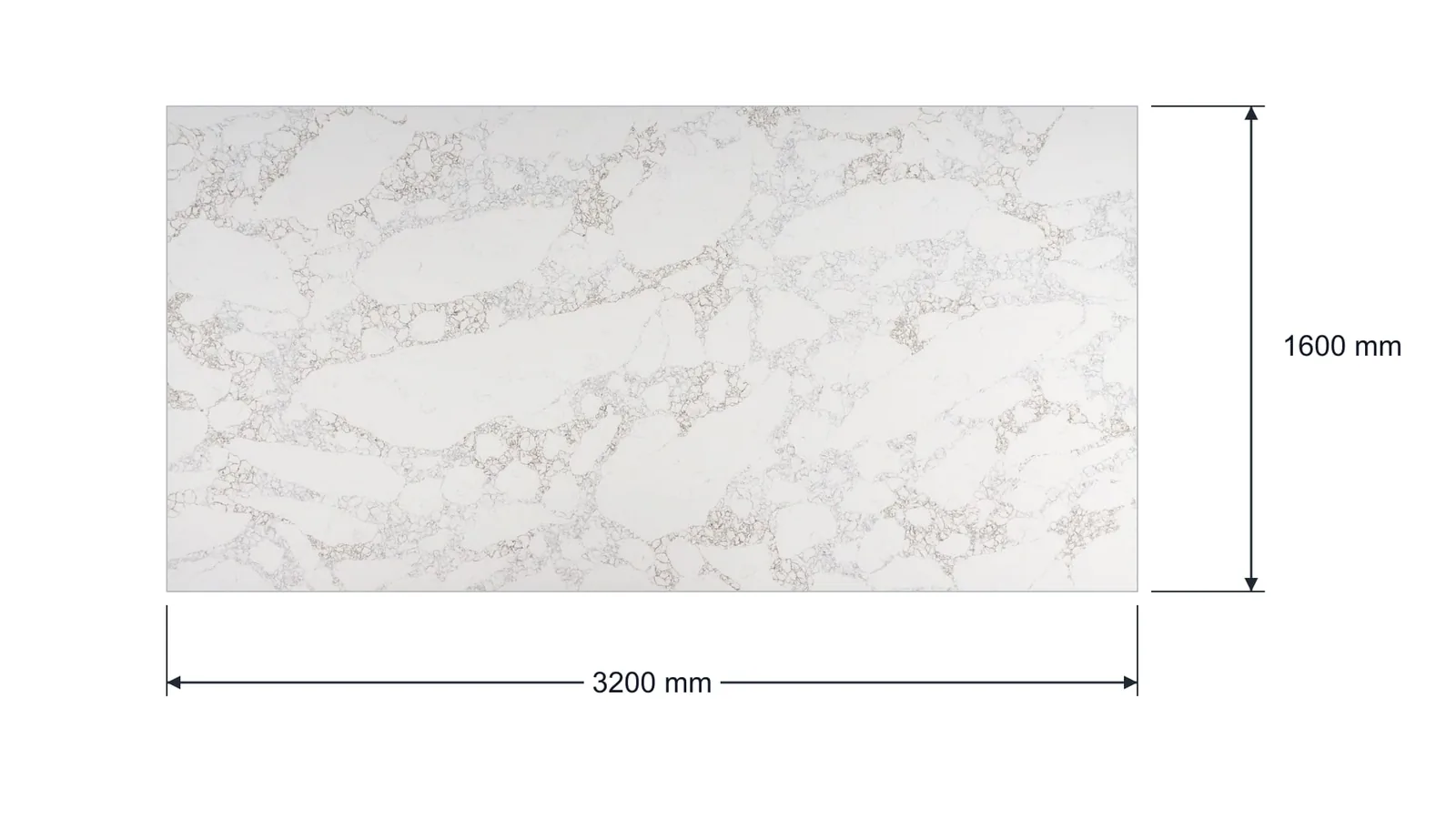 Snow White Delicate Breccia Engineered Quartz Stone Slab for Kitchen and Interior Design thumbnail 2