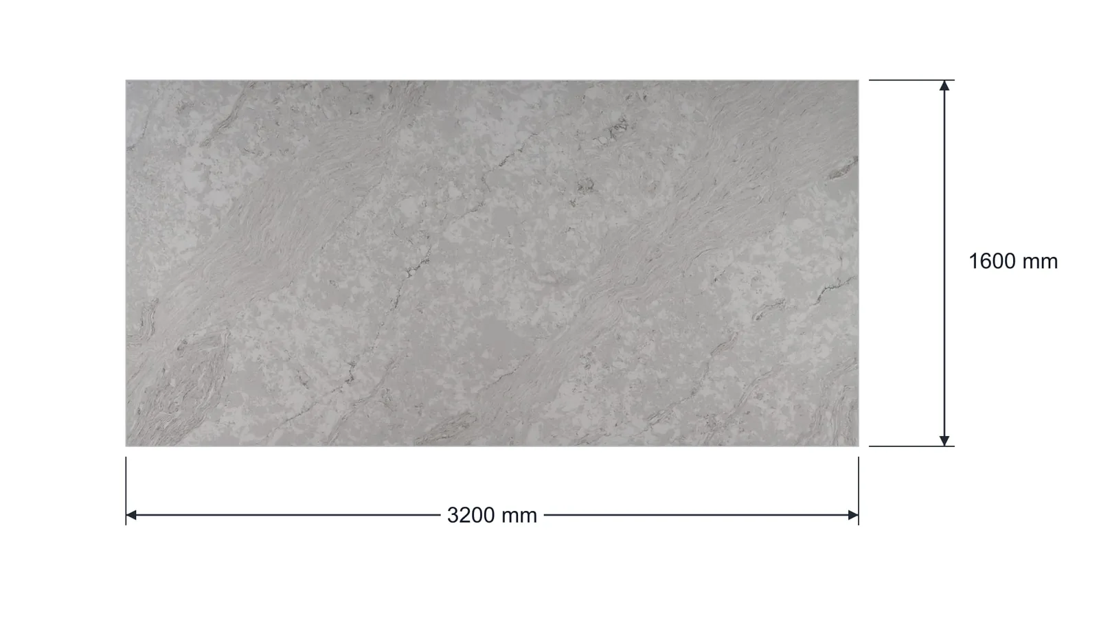 Stone Gray Cloud Texture Engineered Quartz Stone Slab for Kitchen and Interior Design thumbnail 2