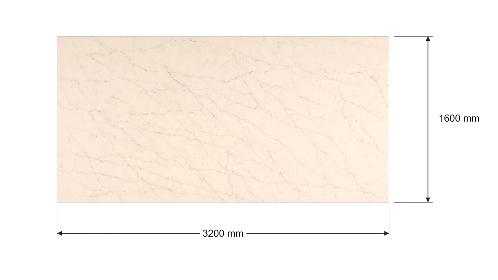 Cream White Fine Vein Engineered Quartz Stone Slab for Kitchen and Interior Design thumbnail 2
