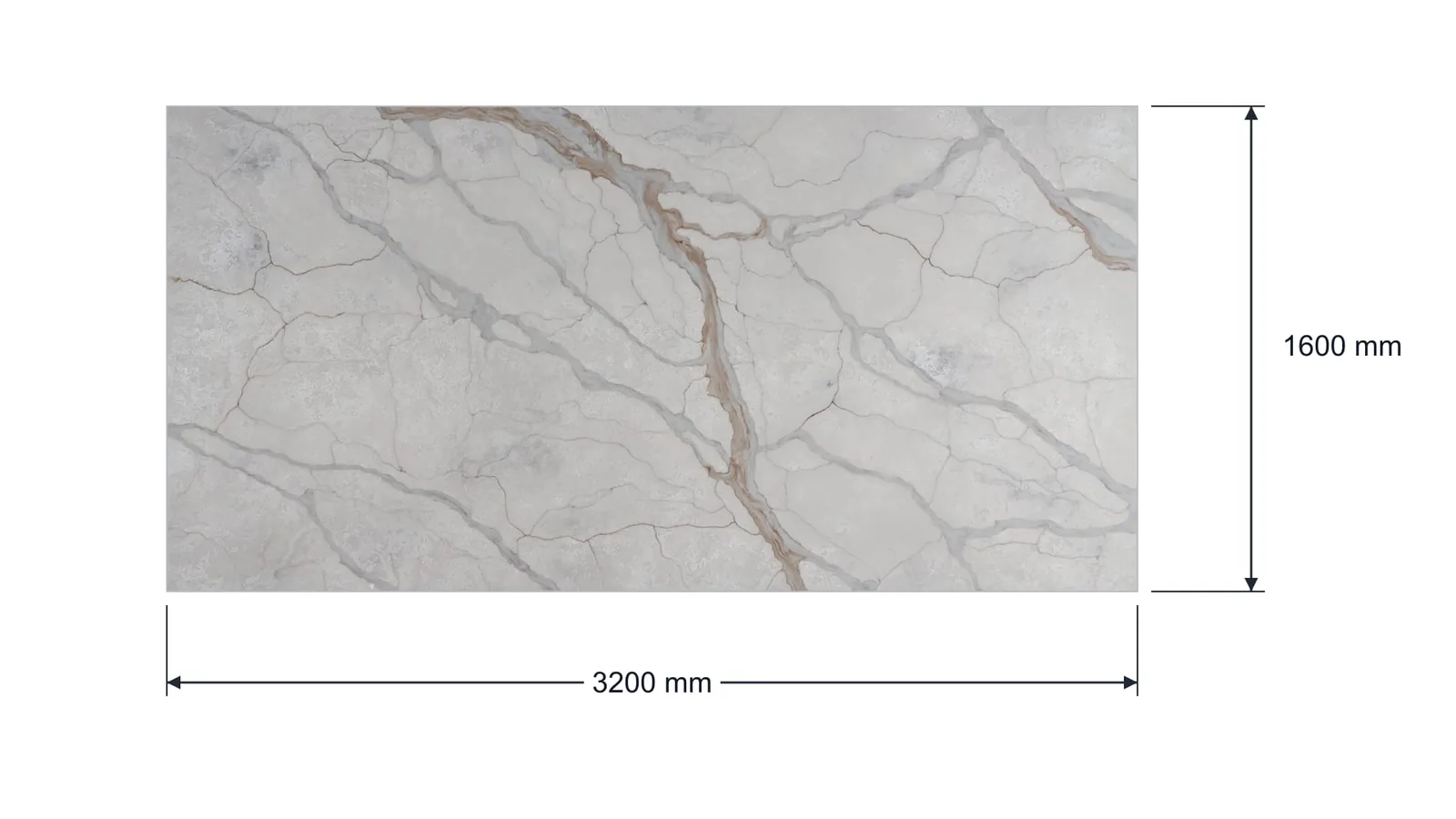 Dove Gray Taupe Branch Vein Engineered Quartz Stone Slab for Kitchen and Interior Design thumbnail 2