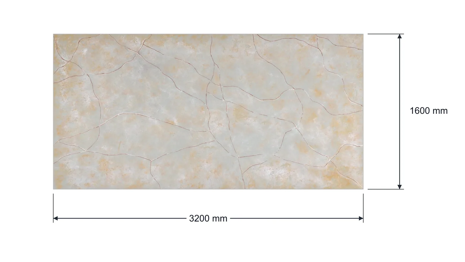Warm Ivory Amber Crackle Engineered Quartz Stone Slab for Bathroom and Interior Design thumbnail 2