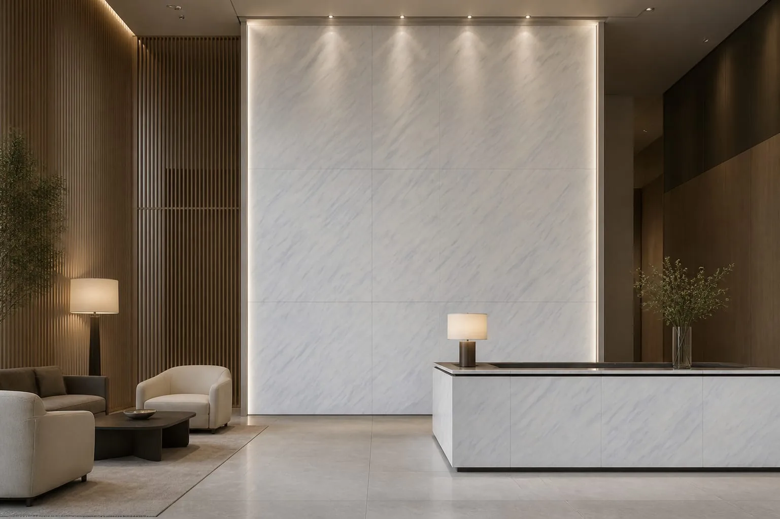 Ice White Blue Feather Engineered Quartz Stone Slab for Kitchen and Interior Design thumbnail 5