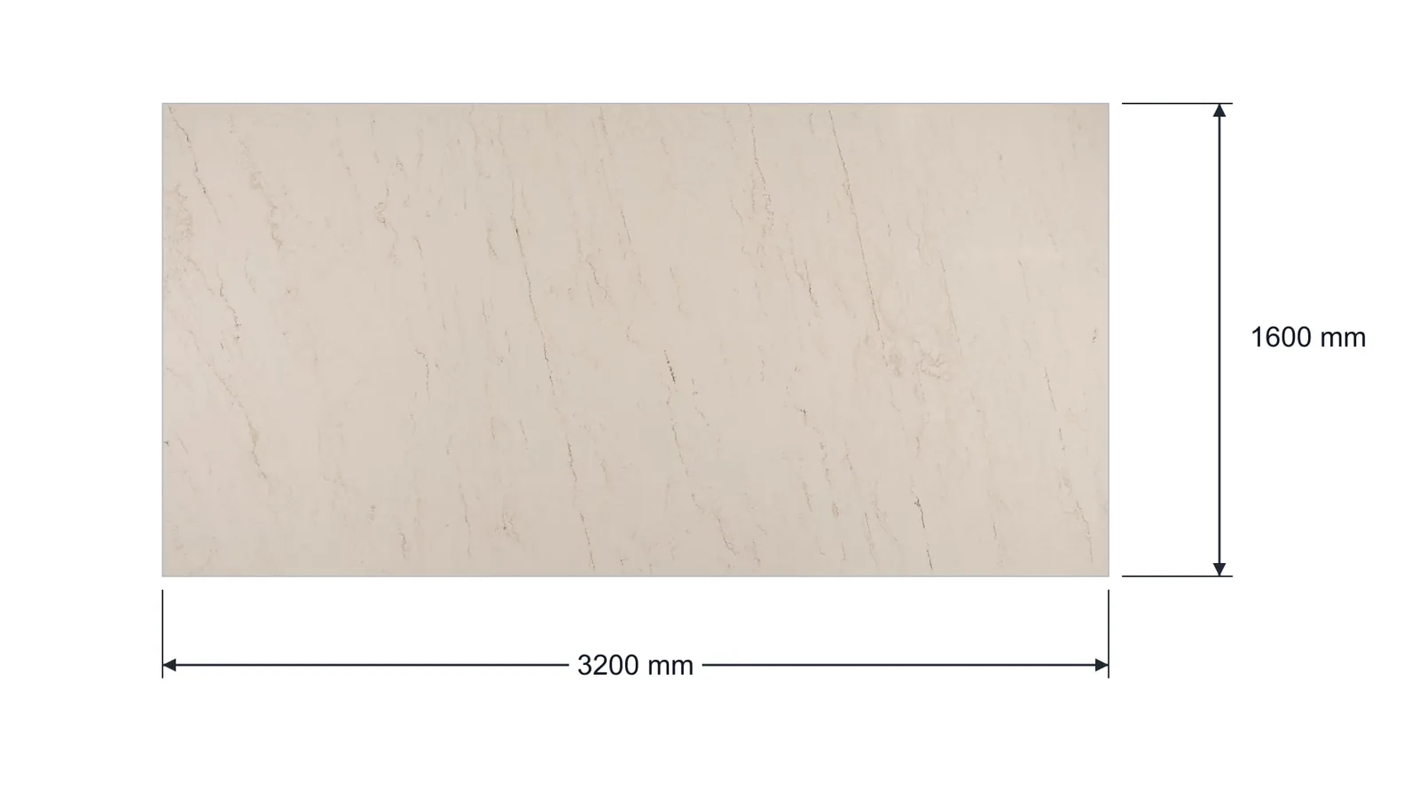 Warm Cream Subtle Linear Vein Engineered Quartz Stone Slab for Kitchen and Interior Design thumbnail 2