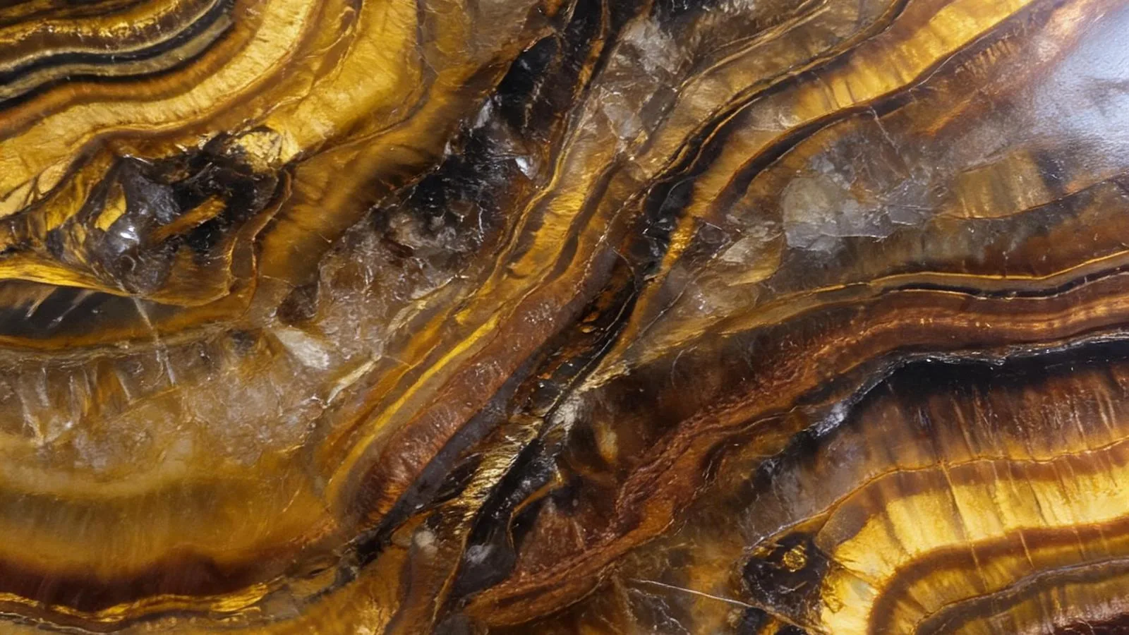 Tiger Eye Gold Slabs for Luxury Interiors thumbnail 2