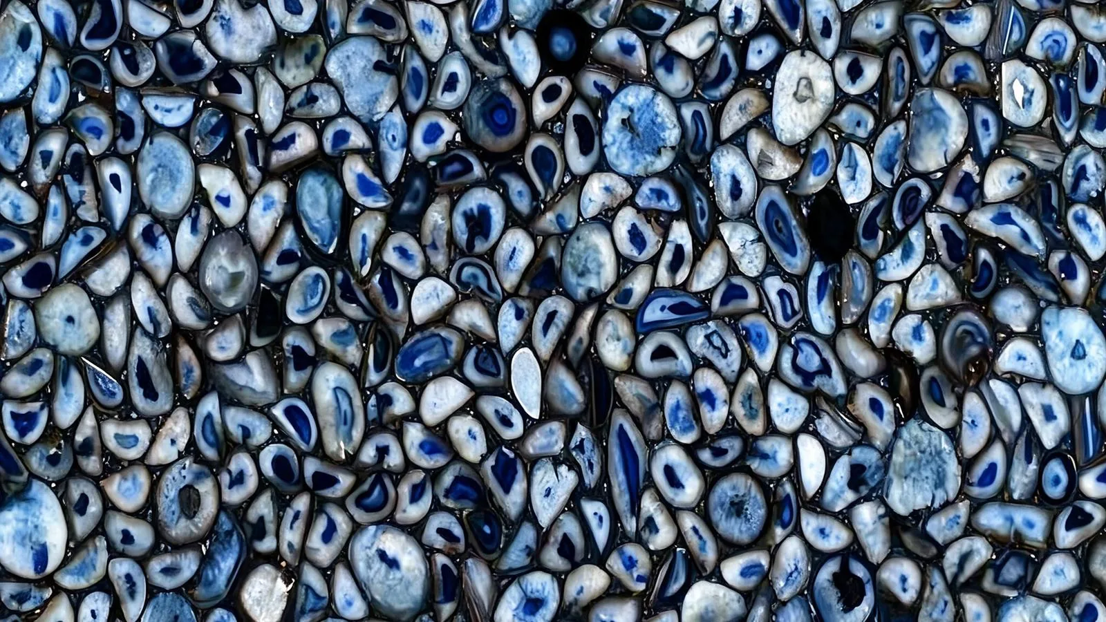 Agate Blue Vitoria Stone Crystal Slabs for Luxury Interiors thumbnail 2