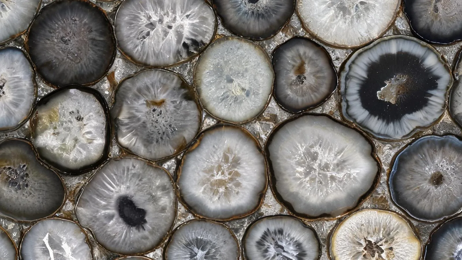 Big Agate Vitoria Stone Crystal Slabs for Luxury Interiors thumbnail 3