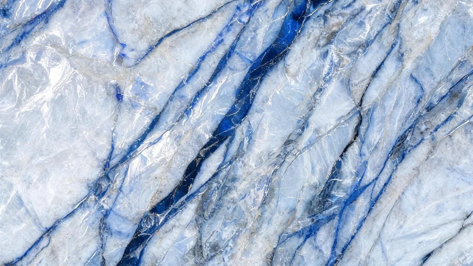 Iceberg Blue Vitoria Stone Crystal Gemstone Slabs for Luxury Interiors thumbnail 3