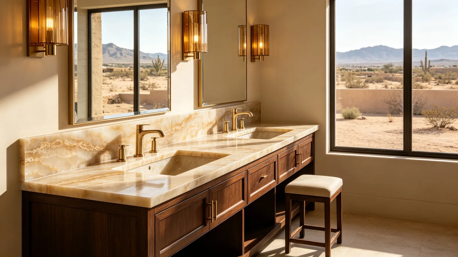 Honey Onyx Slabs for Interior Surface Design thumbnail 5