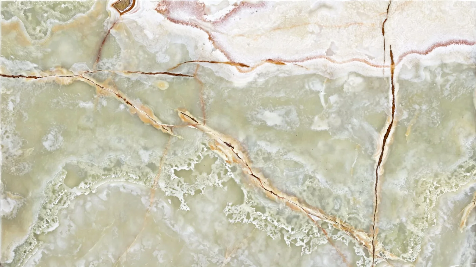 Light Green Onyx Slabs for Interior Surface Design