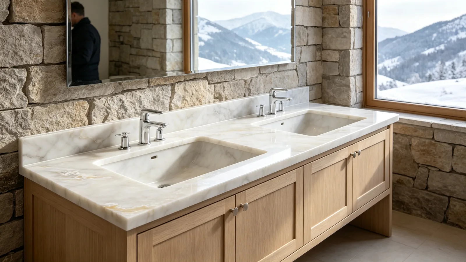 White Norm White Onyx Slabs for Interior Projects thumbnail 5