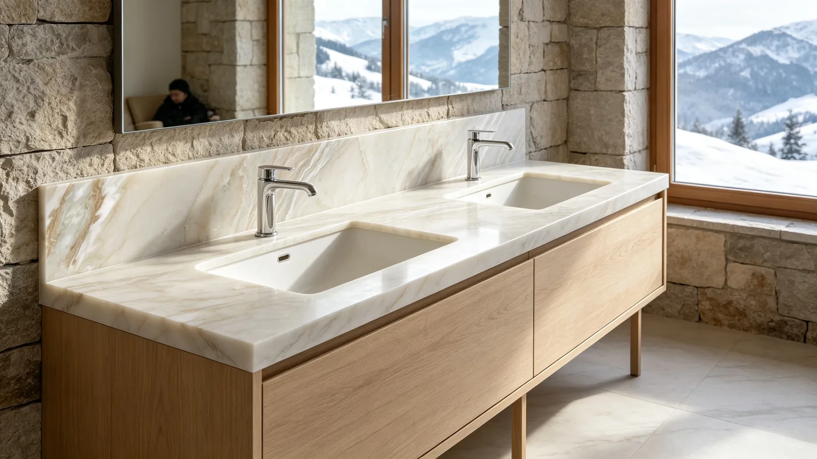 Ivory Onice Avorio Onyx Slabs for Interior Projects thumbnail 4